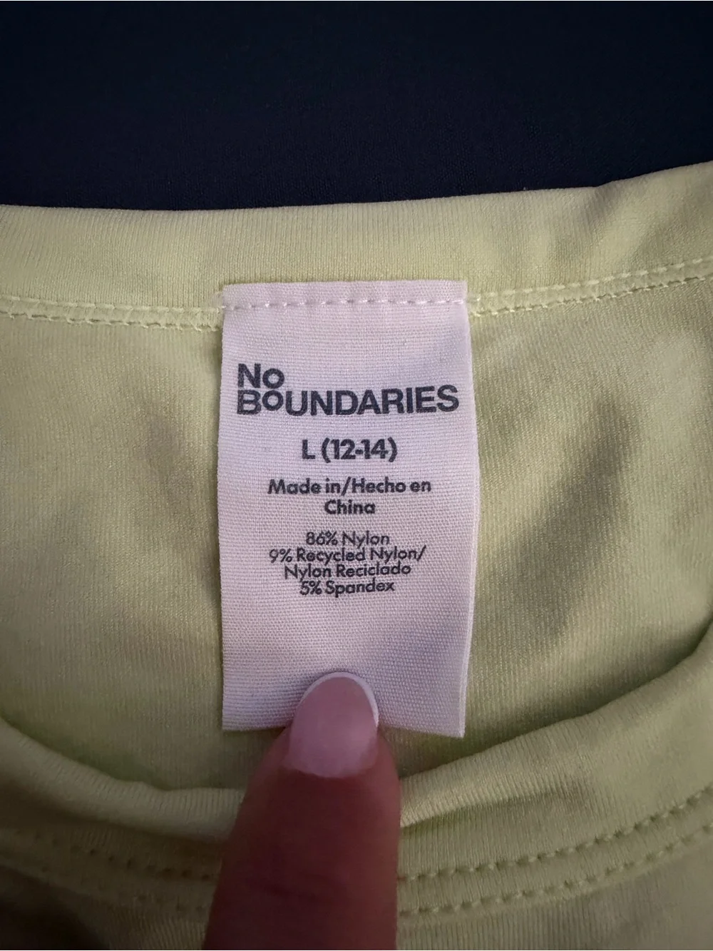 No Boundaries Peach Tank Top Racerback Style